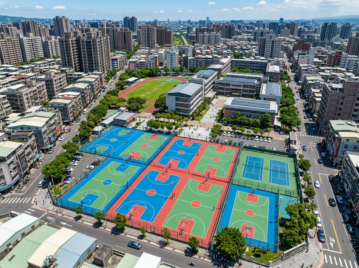 濮阳市透气型塑胶跑道硅PU篮球场 - 推荐