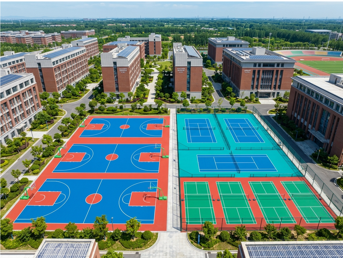 濮阳市硅PU球场硅PU球场 - 方案